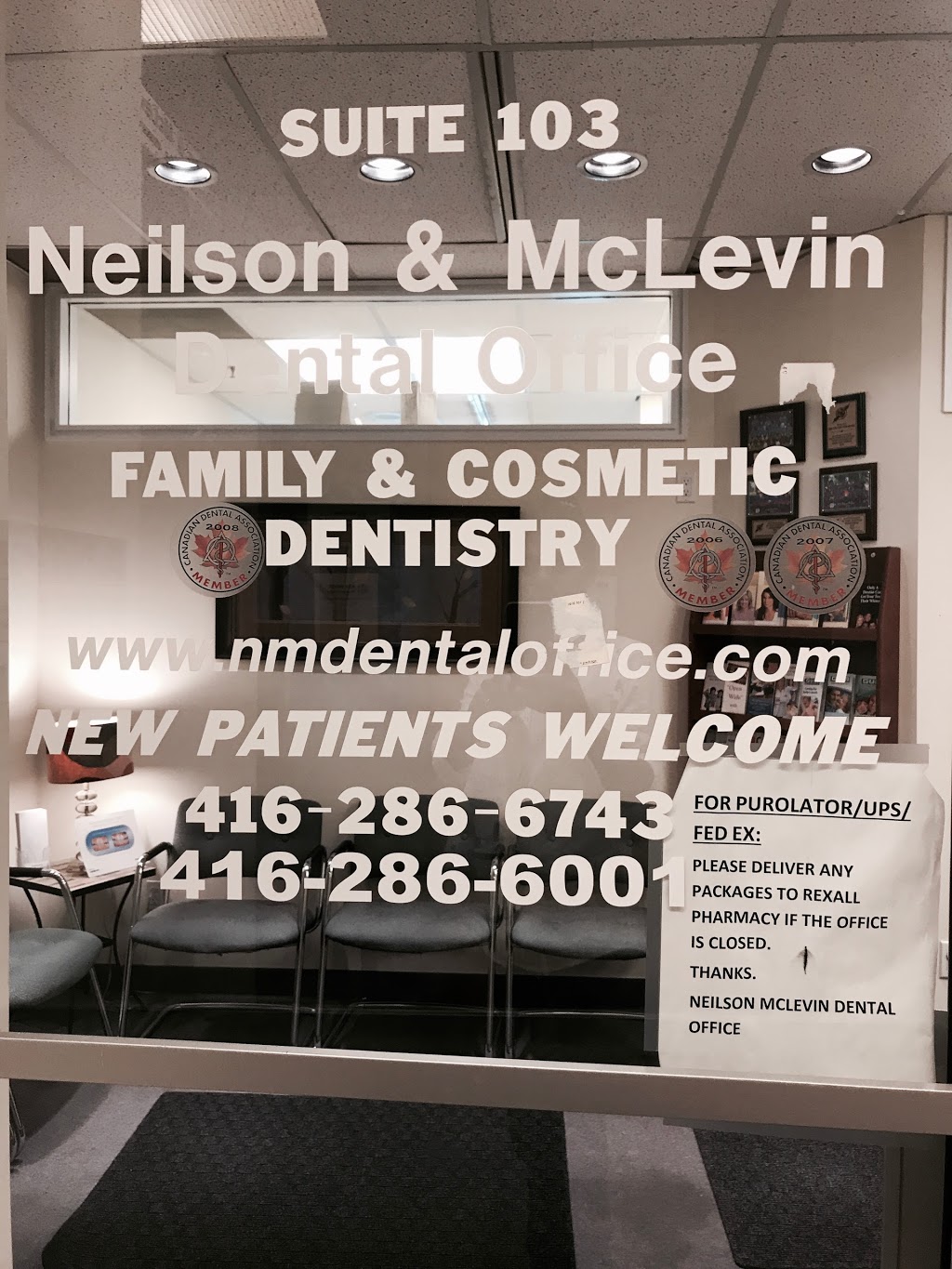 Neilson & McLevin Dental Office | 1371 Neilson Rd, Suite 103, Scarborough, ON M1B 4Z8, Canada | Phone: (416) 286-6001