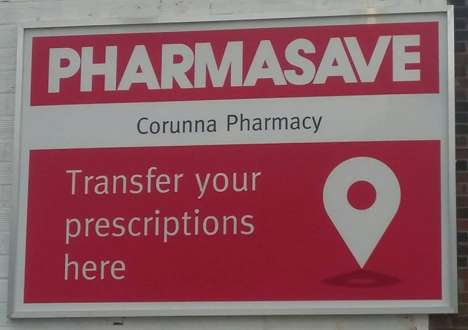 Corunna Pharmasave | 409 Lyndoch St, Corunna, ON N0N 1G0, Canada | Phone: (519) 862-2020