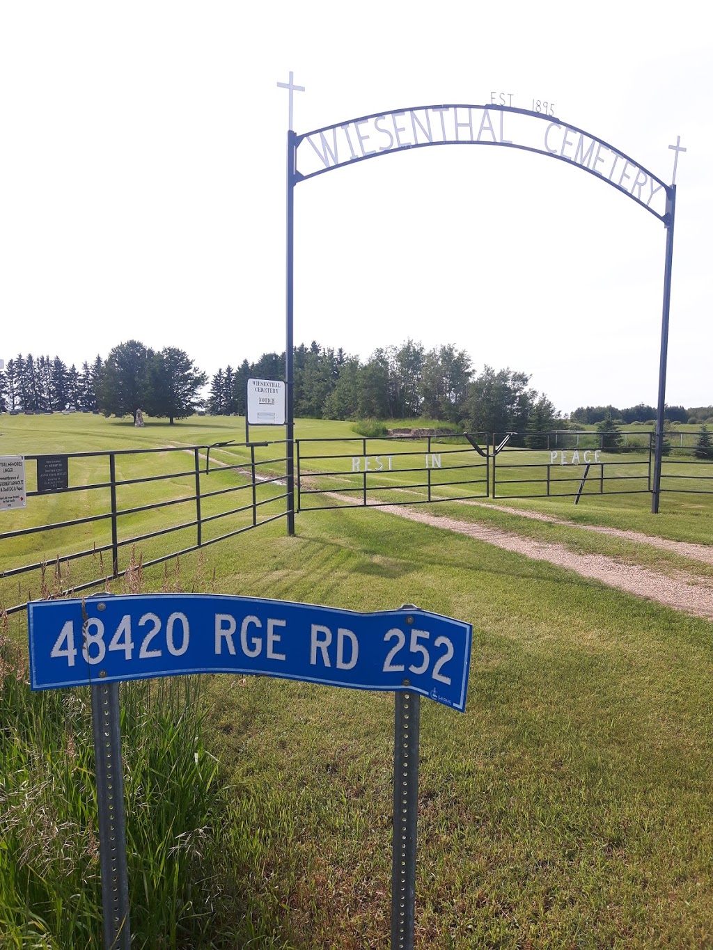 Wiesenthal Cemetary | 48420, Range Rd 252, Millet, AB T0C 1Z0, Canada | Phone: (780) 387-4343