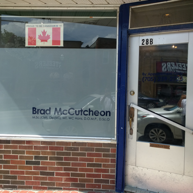 Brad McCutcheon, Brace Health Centre | 28 B Queen St W, Elmvale, ON L0L 1P0, Canada | Phone: (705) 515-2723