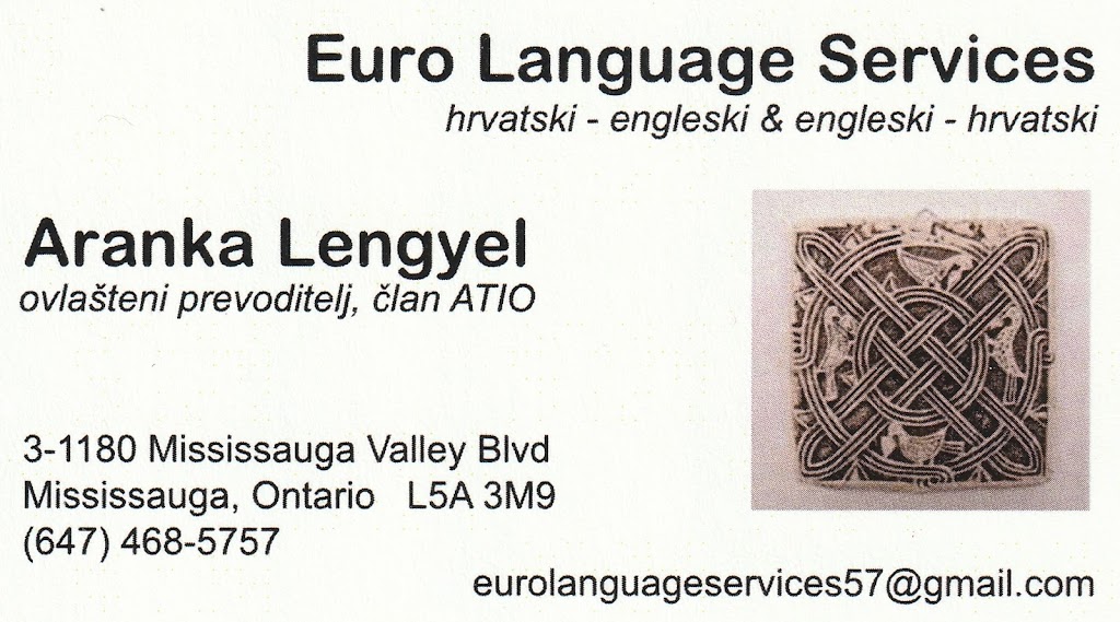 Euro Language Services | 1180 Mississauga Valley Blvd, Unit 3 Mississauga Valley Blvd &, just east of Square One, Central Pkwy E, Mississauga, ON L5A 3M9, Canada | Phone: (647) 468-5757