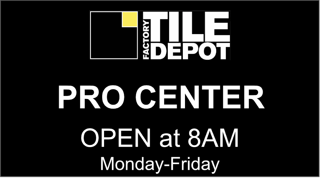 Factory Tile Depot - Milton Pro Center | 845 Main St E, Milton, ON L9T 3Z3, Canada | Phone: (289) 627-8453