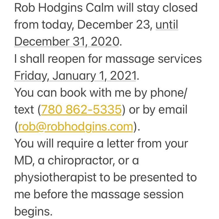 Rob Hodgins Calm | 9619 90 St NW Apartment F, Edmonton, AB T6C 3M6, Canada | Phone: (780) 862-5335