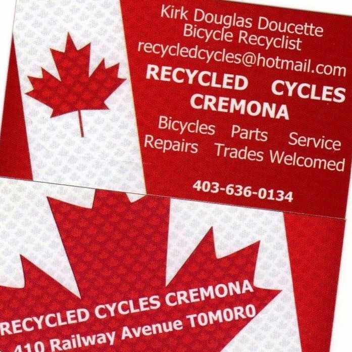 Recycled Cycles | 410 Railway Ave E, Cremona, AB T0M 0R0, Canada | Phone: (403) 636-0134