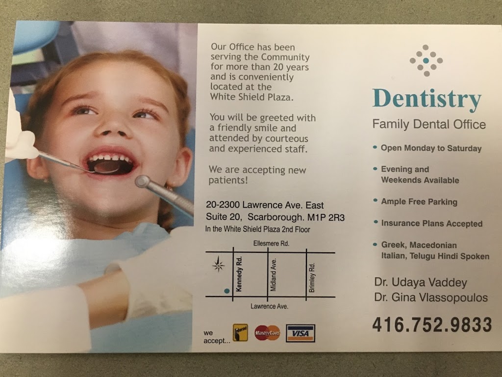 Scarborough Family Dental | 2300 Lawrence Ave E, Scarborough, ON M1P 2R2, Canada | Phone: (416) 752-9833