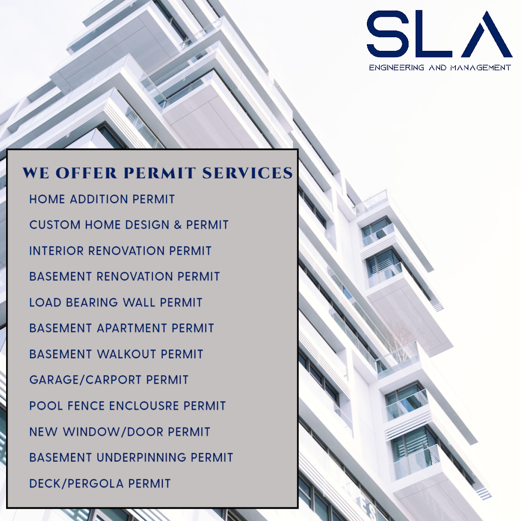 SLA Engineering and Management | 330 Assiniboine Trail, Mississauga, ON L5R 2P1, Canada | Phone: (647) 224-2382