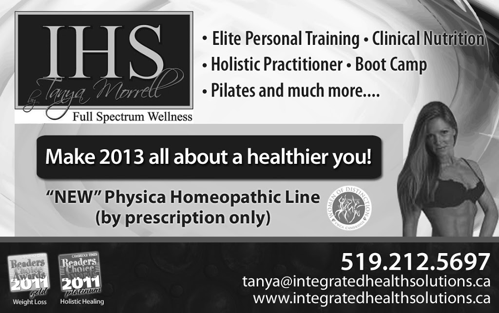 Integrated Health Solutions by Tanya Morrell Cambridge, Ontario | 110 Baldwin Dr, Cambridge, ON N3C 0B4, Canada | Phone: (519) 212-5697