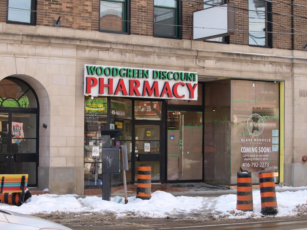 Woodgreen Discount Pharmacy | 909 Queen St E, Toronto, ON M4M 1J6, Canada | Phone: (416) 466-6444