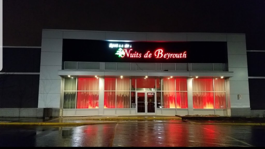 Restaurant Nuits De Beyrouth | 965 Boulevard Curé-Labelle Local K, Laval, QC H7V 2V7, Canada | Phone: (514) 332-2626