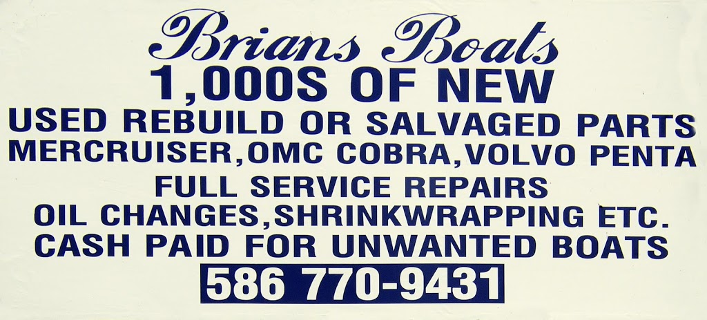 Brians Boats | 32840 S River Rd, Harrison Twp, MI 48045, USA | Phone: (586) 770-9431