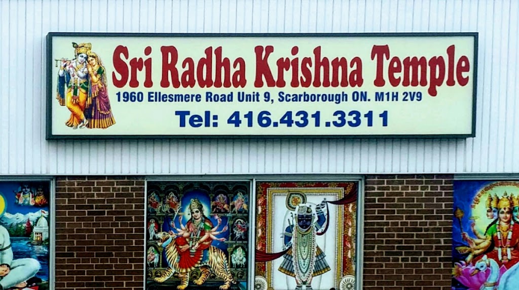 Sri Radha Krishna Temple | 1960 Ellesmere Rd Unit #9, Scarborough, ON M1H 2V9, Canada | Phone: (416) 431-3311