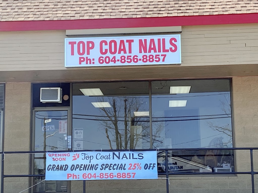 Top Coat Nails | 3091 271 St, Aldergrove, BC V4W 3H7, Canada | Phone: (604) 856-8857