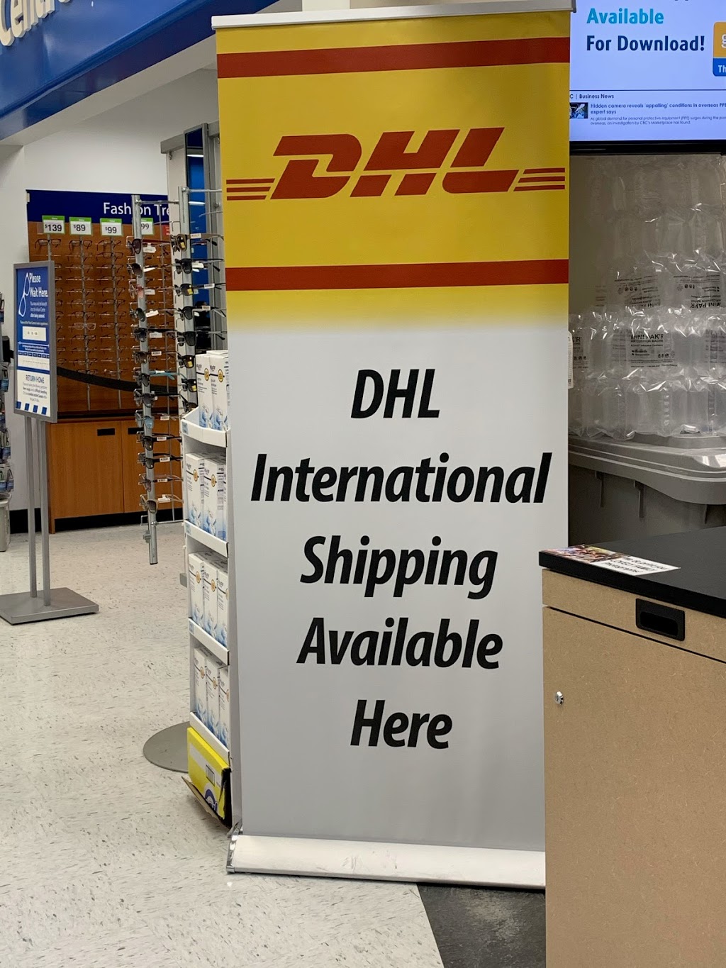 DHL Access Point(Inside Walmart) 7 days a week | 3155 Argentia Rd, Mississauga, ON L5N 8E1, Canada | Phone: (905) 785-1000