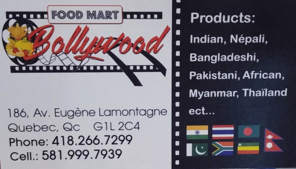 Epicerie Bollywood | 186 Avenue Eugène-Lamontagne, Québec, QC G1L 4H8, Canada | Phone: (418) 266-7299