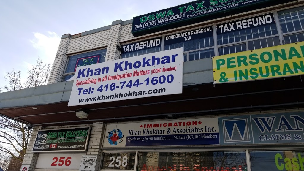 Khan Khokhar & Associates Inc. | 258 Markham Rd, Scarborough, ON M1J 3C5, Canada | Phone: (416) 778-7062