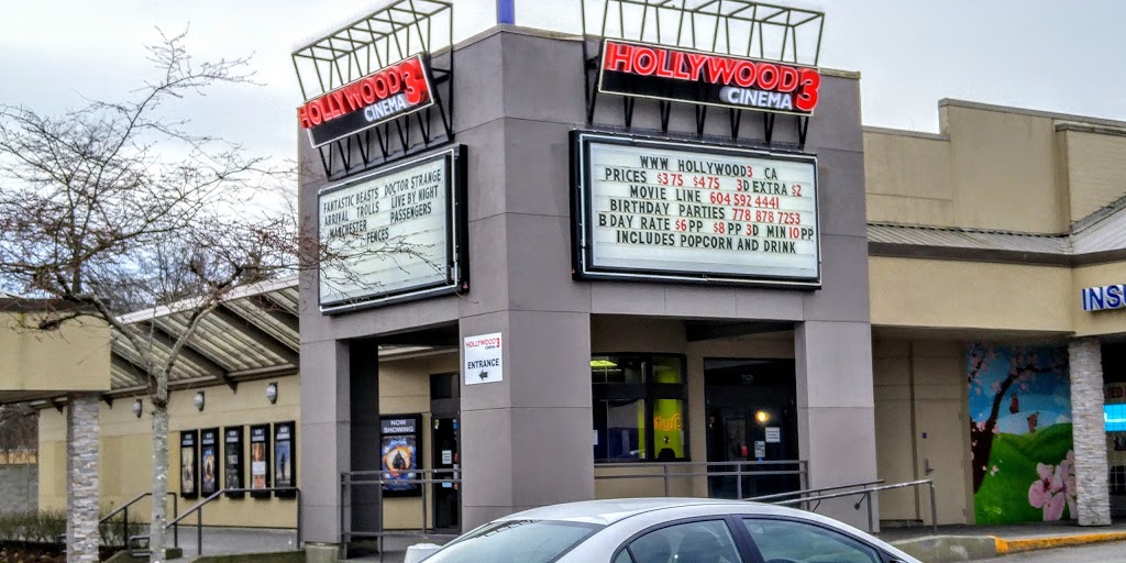 Hollywood 3 Cinemas | 7125 138 St, Surrey, BC V3W 0E1, Canada | Phone: (604) 592-4441