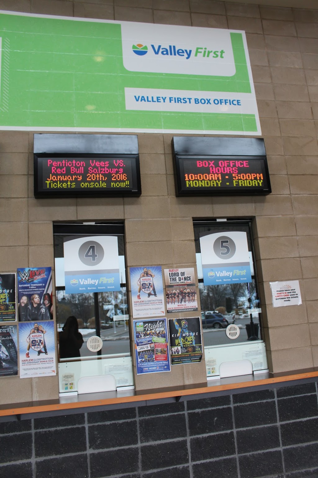 Valley First Box Office | 853 Eckhardt Ave W Suite 101, Penticton, BC V2A 5X1, Canada | Phone: (877) 763-2849