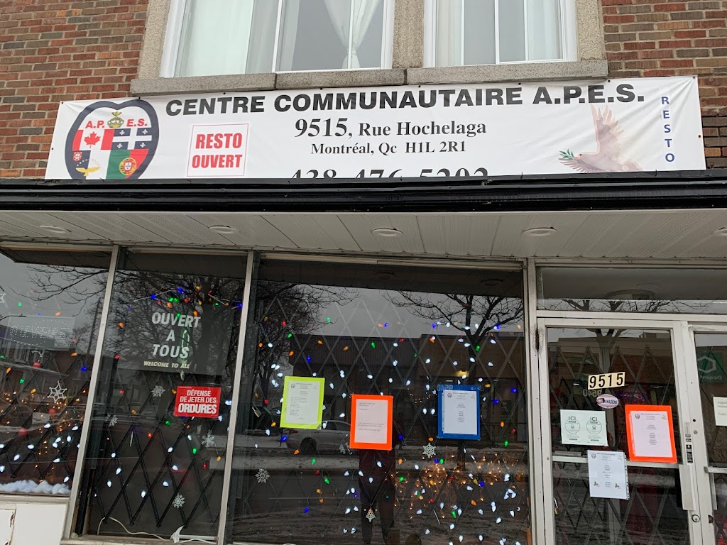 Centre communautaire Apes | 9515 Rue Hochelaga, Montréal, QC H1L 2R1, Canada | Phone: (438) 486-5202