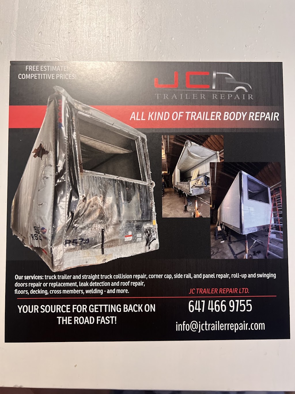 JC Trailer Repair Ltd. | Hwy 6, Hamilton, ON L8N 2Z7, Canada | Phone: (647) 466-9755