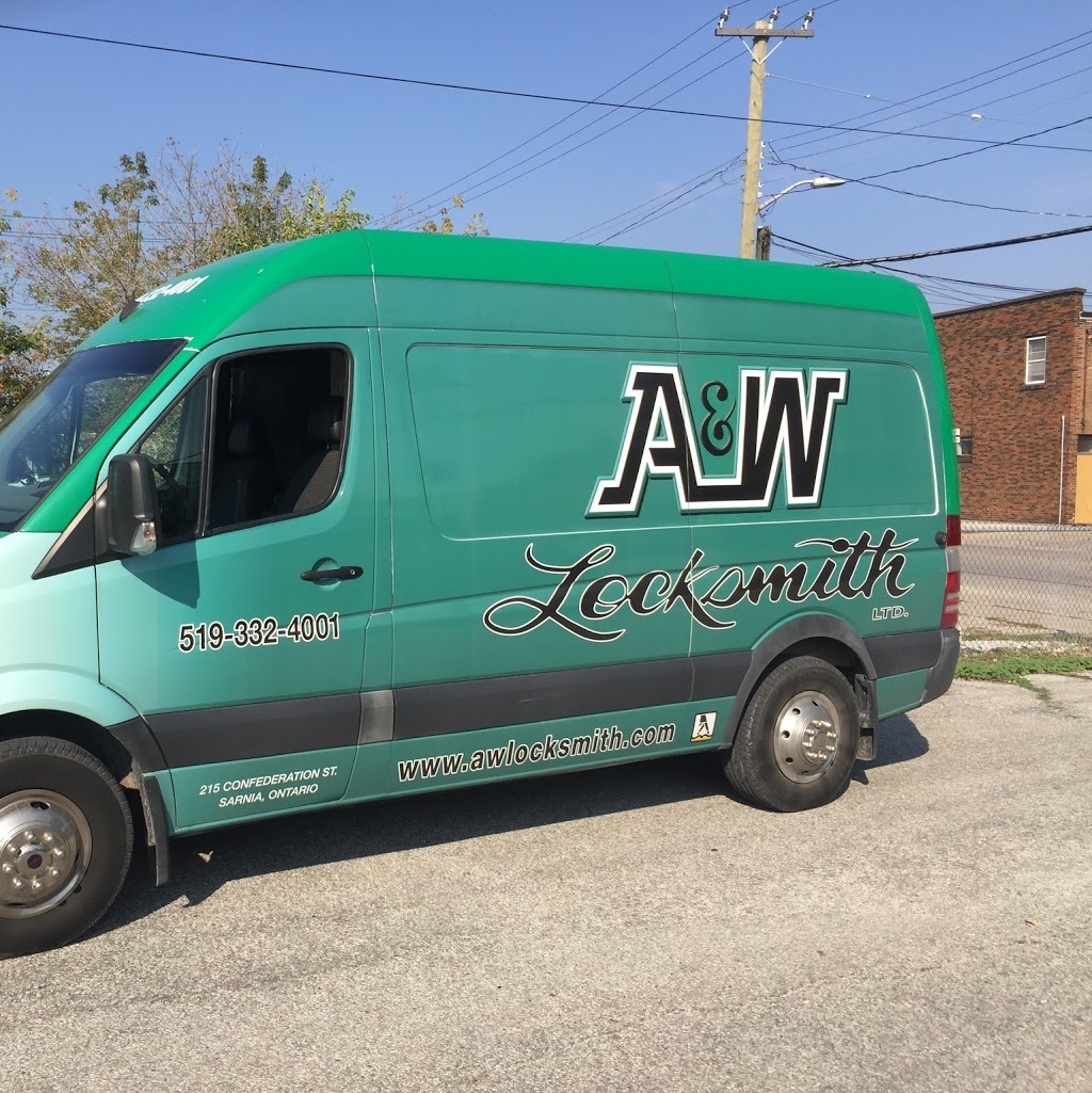 A&W Locksmith Ltd | 215 Confederation St, Sarnia, ON N7T 1Z9, Canada | Phone: (519) 332-4001