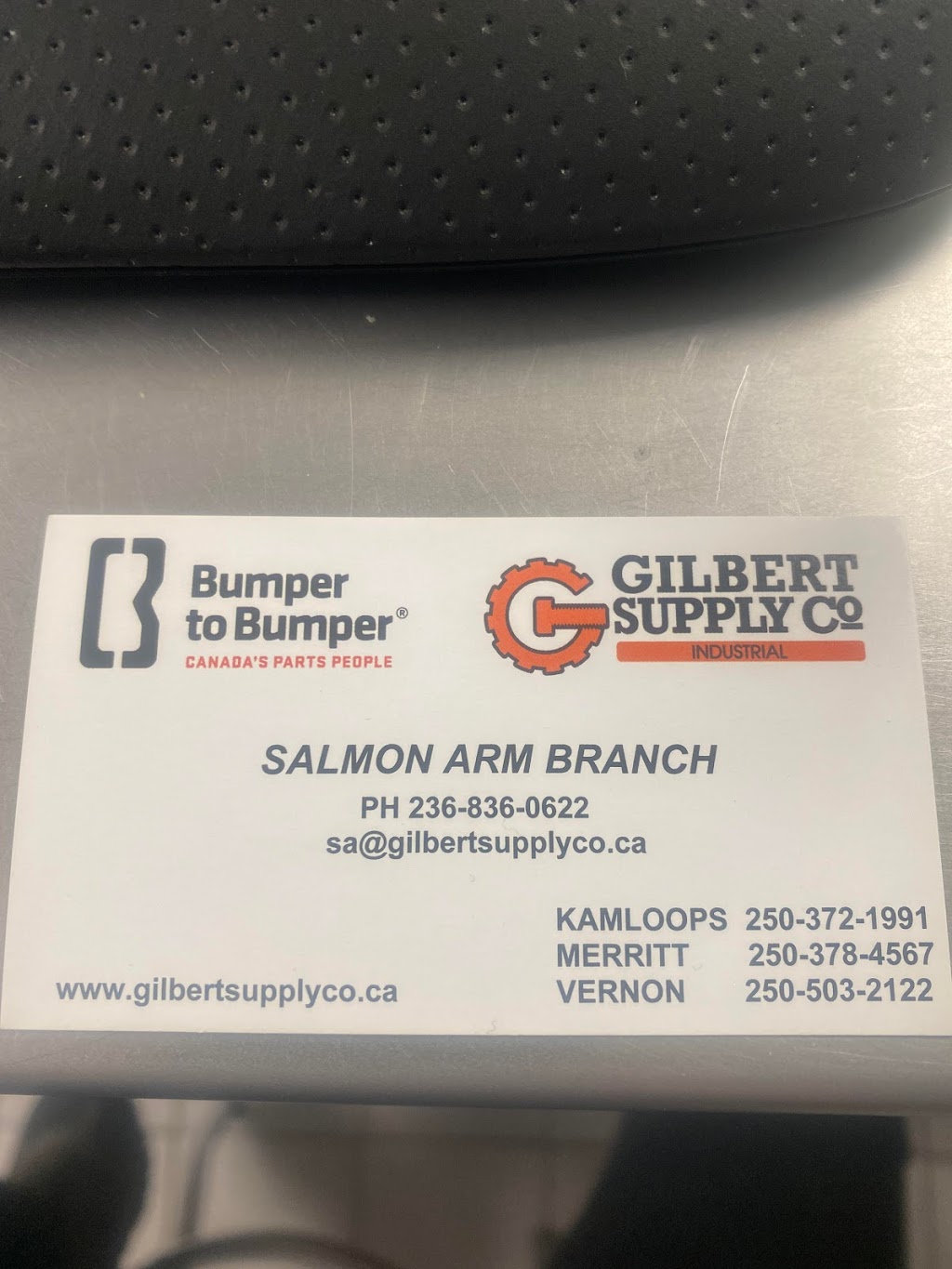 Bumper to Bumper_Gilbert Supply Company Ltd | 1200 Trans-Canada Highway SW, Salmon Arm, BC V1E 1T1, Canada | Phone: (236) 836-0622