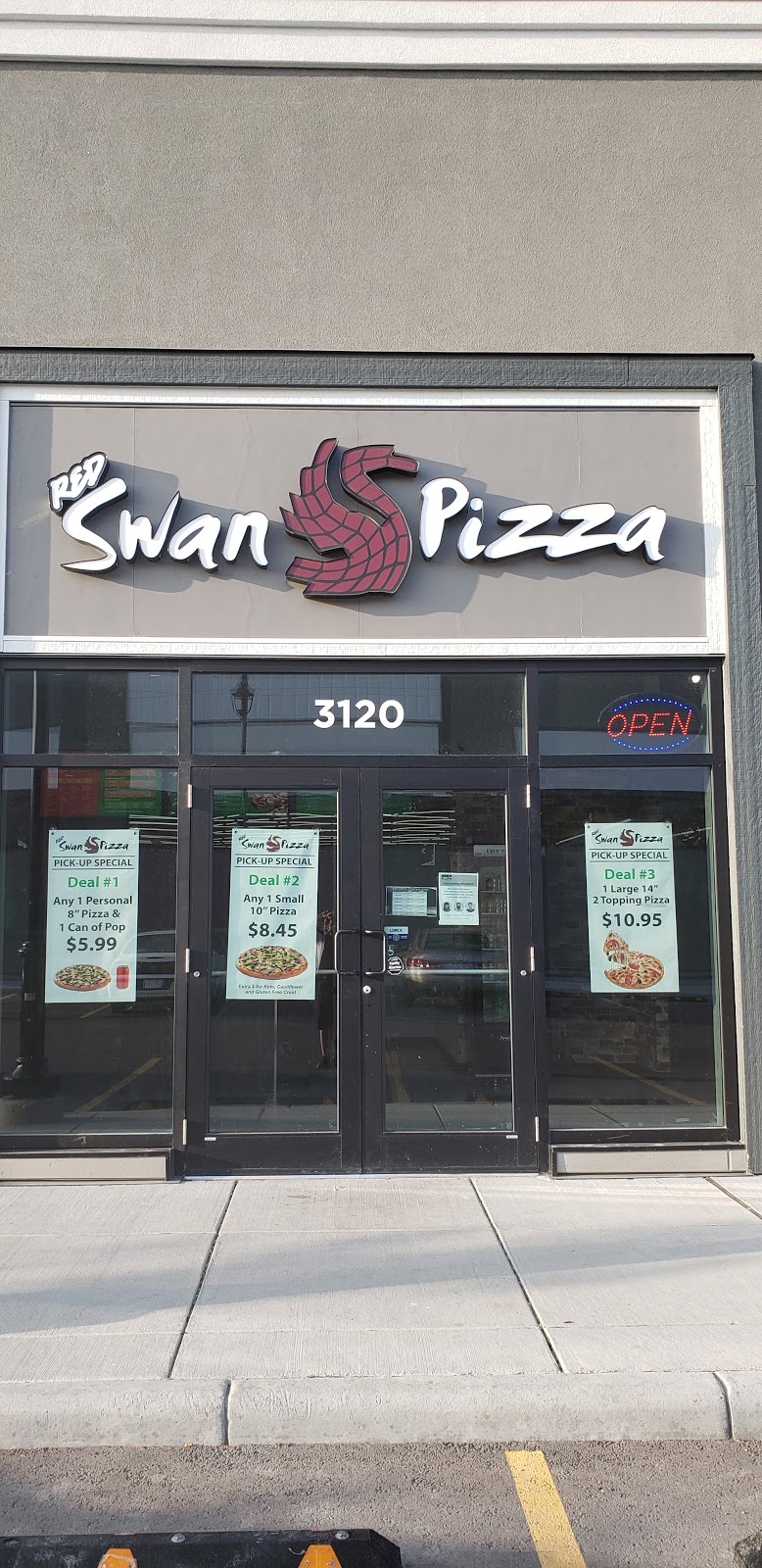 Red Swan Pizza | 5850 88 Ave NE Unit 3120, Calgary, AB T3J 0J2, Canada | Phone: (403) 568-1234