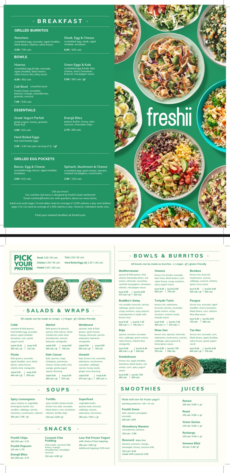 Freshii | 225 Henry St, Brantford, ON N3S 7R4, Canada | Phone: (226) 400-6523