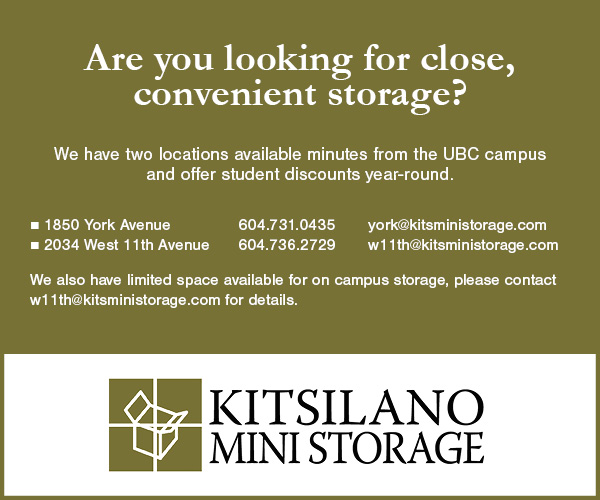 Kitsilano Mini Storage | 2034 W 11th Ave, Vancouver, BC V6J 2C9, Canada | Phone: (604) 736-2729