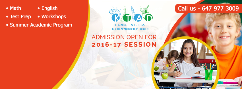 K-Tad Learning Solutions | 8 Brewster Rd #312, Brampton, ON L6T 5B7, Canada | Phone: (647) 977-3009