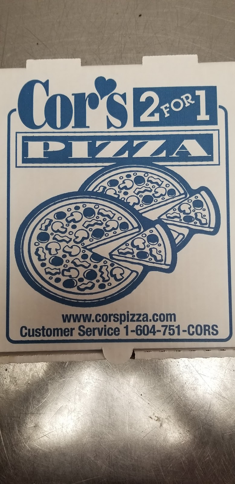 Cors 2 for 1 pizza | 27256 Fraser Hwy, Aldergrove, BC V4W 3P9, Canada | Phone: (604) 857-2626