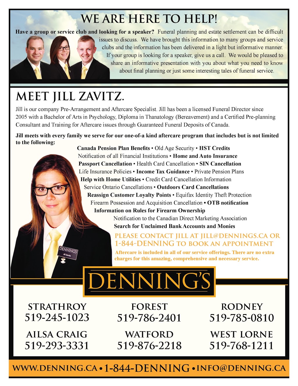 Dennings of Rodney | 212 Furnival Rd, Rodney, ON N0L 2C0, Canada | Phone: (519) 785-0810