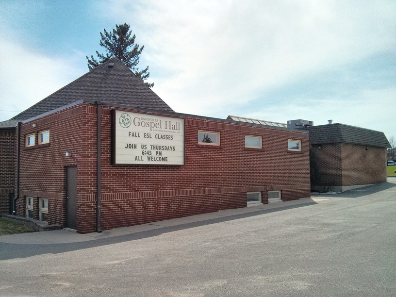 Unionville Gospel Hall | 24 Second St N, Unionville, ON L3R 2C5, Canada | Phone: (905) 477-3501
