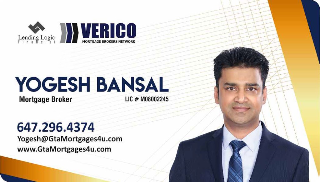 Mortgage Broker Yogesh Bansal | 1 Queensgate Blvd, Bolton, ON L7E 2X7, Canada | Phone: (647) 296-4374