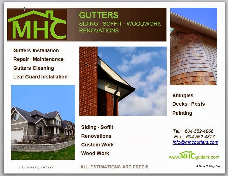 MHC Gutters | 4677 206a St, Langley, BC V3A 4K3, Canada | Phone: (604) 690-1850