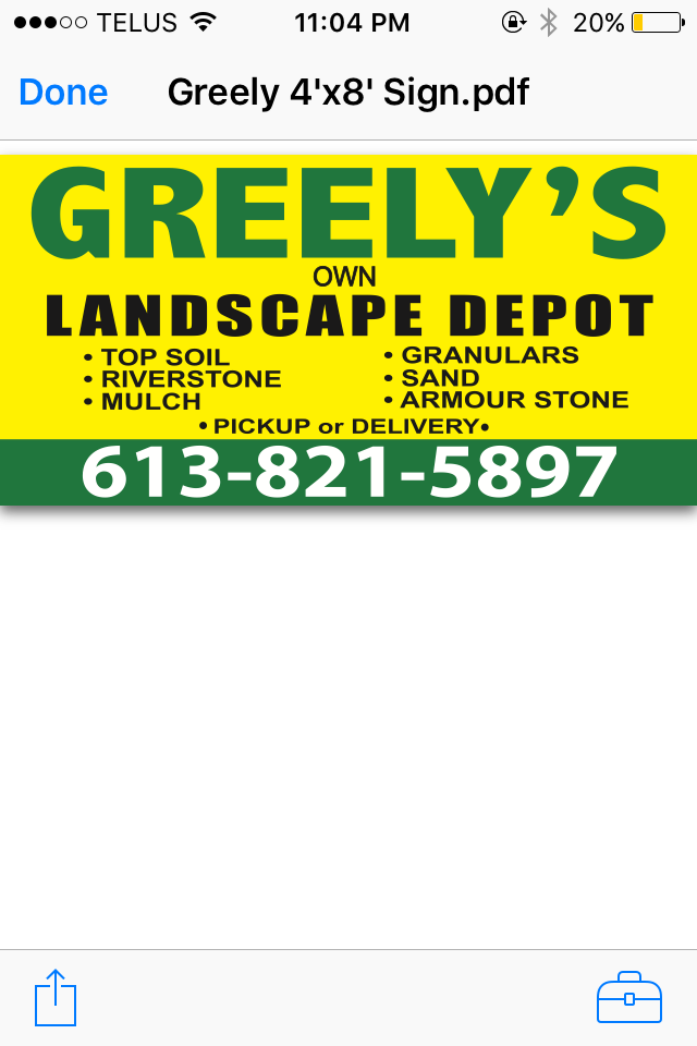 Greelys own landscape depot | 6812 McKeown Dr, Greely, ON K4P 1A2, Canada | Phone: (613) 821-5897