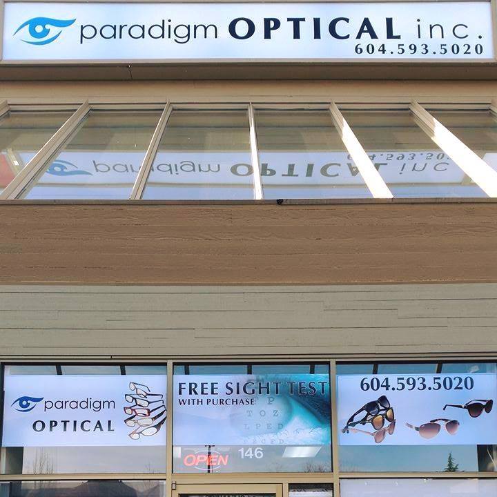 Paradigm Optical Inc. | 6350 120 St Unit 146, Surrey, BC V3X 3K1, Canada | Phone: (604) 593-5020