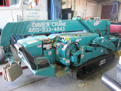 Daves Truck & Crane Services Ltd | Street Southeast Trail-8616, Calgary, AB T2C 2P6, Canada | Phone: (403) 333-4843