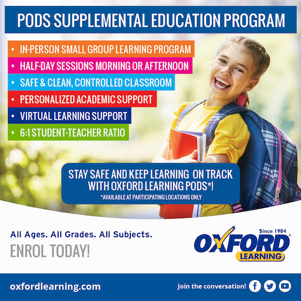 Oxford Learning Whitby | 3050 Garden St #105, Whitby, ON L1R 2G6, Canada | Phone: (289) 275-4701