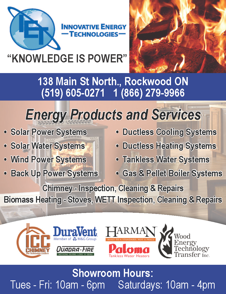 Innovative Energy Technologies (Selkirk, ON) | 5105 Rainham Rd, Haldimand, ON N0A 1P0, Canada | Phone: (866) 279-9966