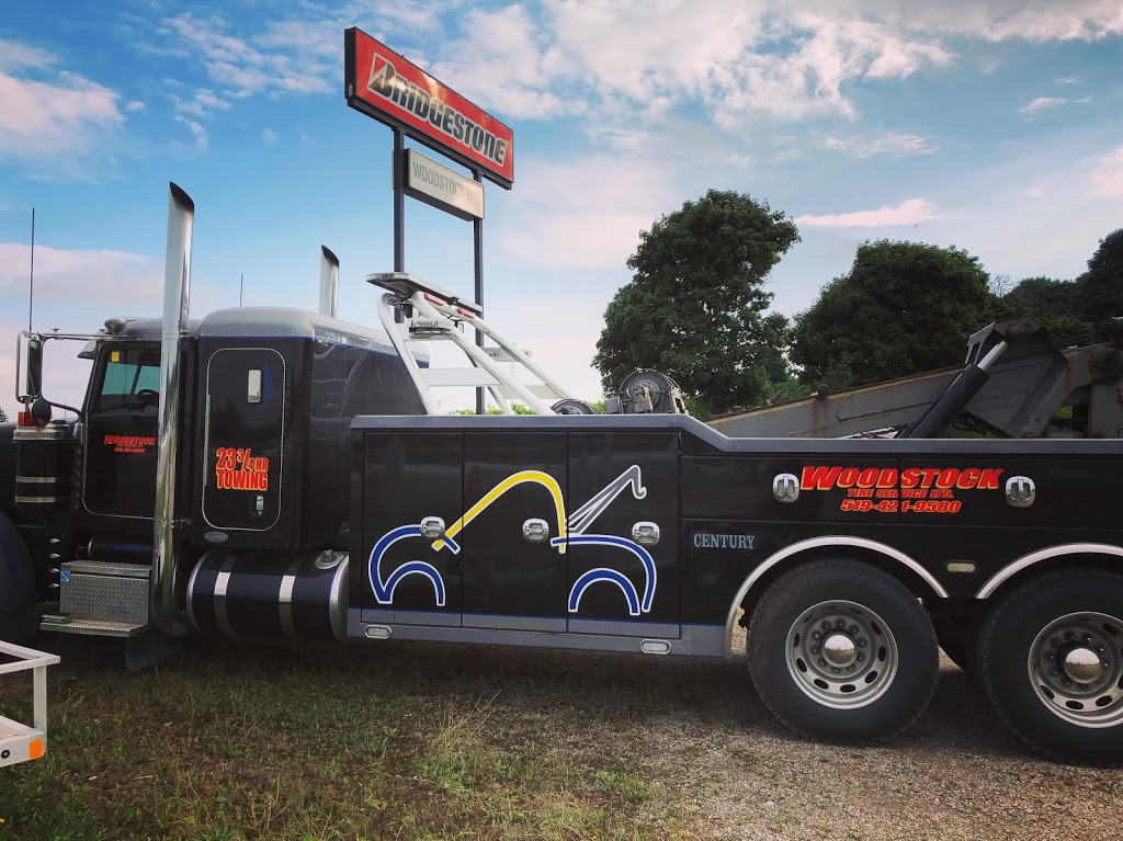 Woodstock Tire And Towing Service Ltd | 701 Norwich Ave, Woodstock, ON N4S 7W3, Canada | Phone: (519) 421-9580