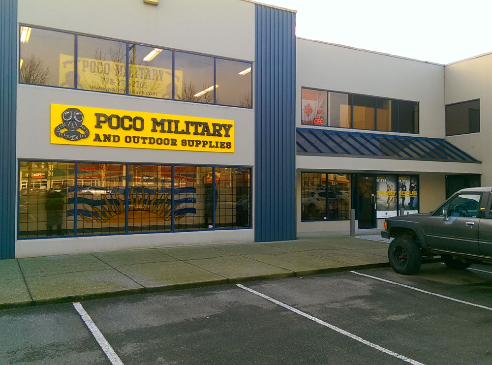 POCO Military and Outdoor Supplies | 20120 64 Ave #105, Langley, BC V2Y 1M8, Canada | Phone: (778) 278-2205