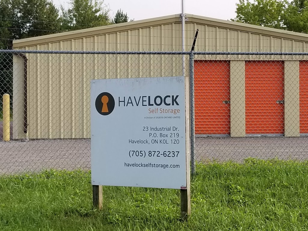 Havelock Self Storage | 23 Industrial Dr, Havelock, ON K0L 1Z0, Canada | Phone: (705) 872-6237