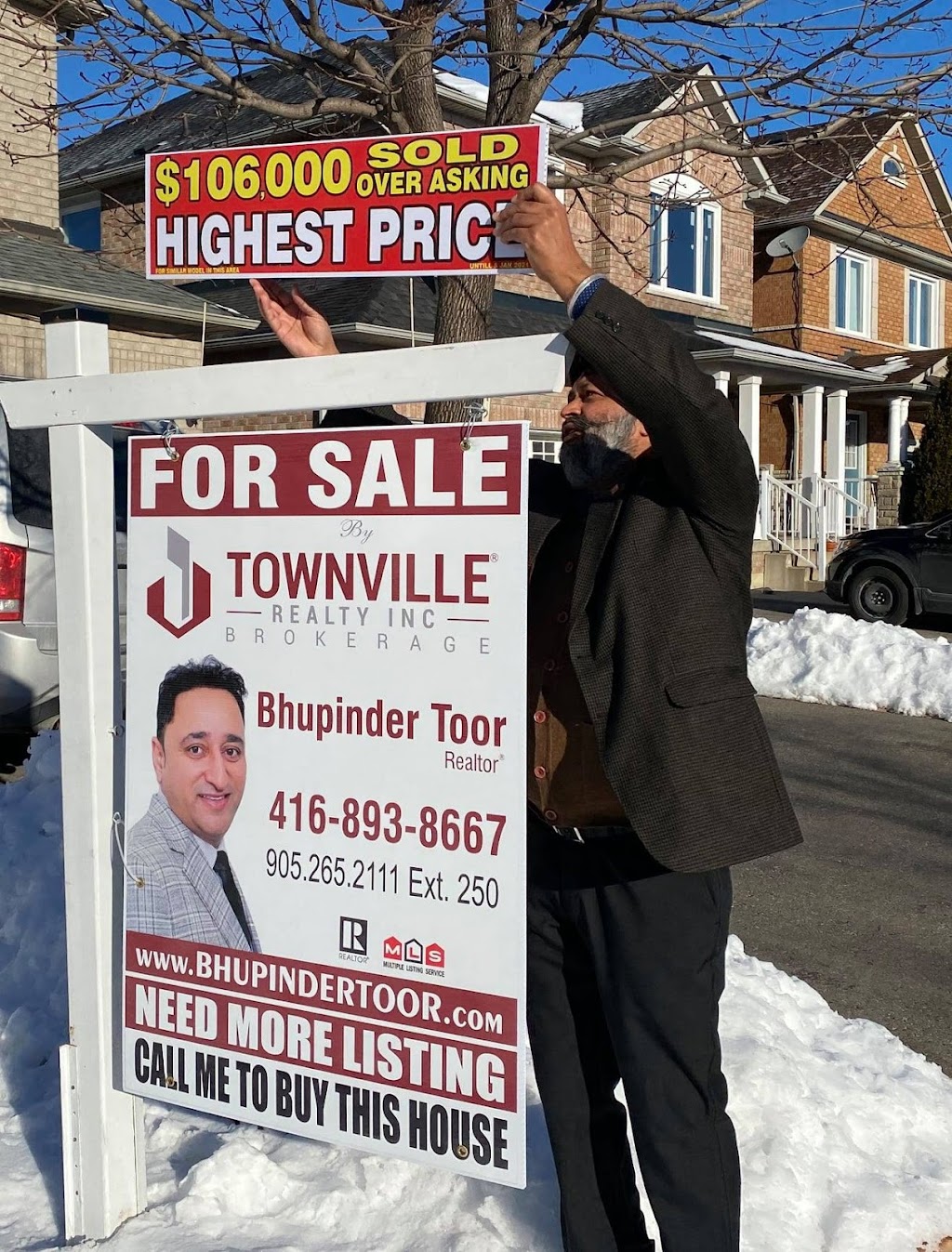 Bhupinder Toor Realtor | 6201 Hwy 7 Unit#10, Woodbridge, ON L4H 0K7, Canada | Phone: (416) 893-8667