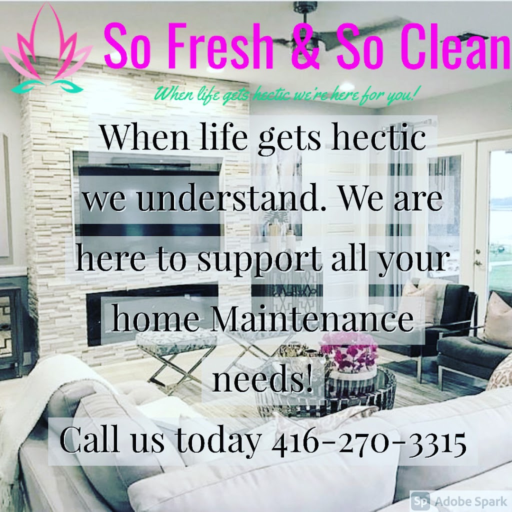 So Fresh & So clean | 1713 Mattawa Ave, Mississauga, ON L4X 1K5, Canada | Phone: (416) 270-3315