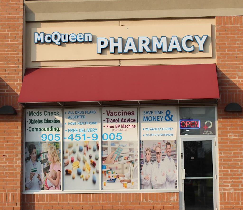 McQueen Pharmacy | 8975 McLaughlin Rd S Unit 2, Brampton, ON L6Y 2C7, Canada | Phone: (905) 451-9005