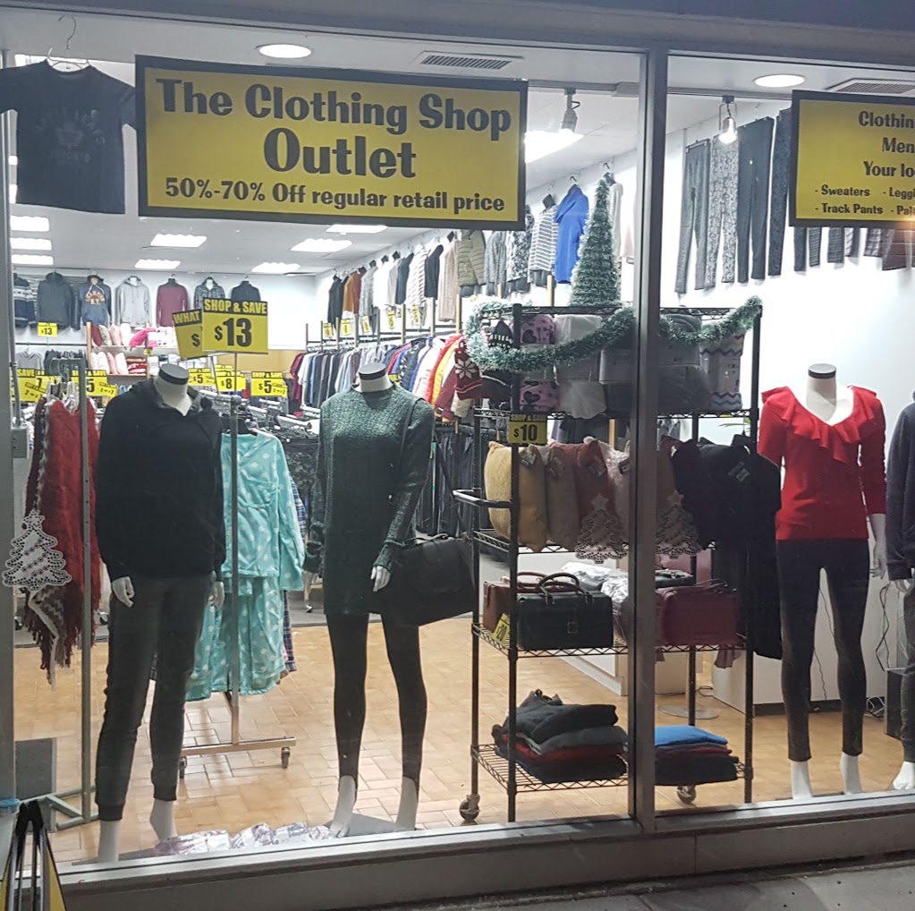 The Clothing Shop Outlet | Applewood Plaza, 1077 N Service Rd #35, Mississauga, ON L4Y 1A6, Canada | Phone: (289) 521-2279