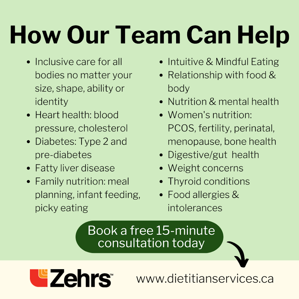 Zehrs Dietitian Services - Kelly Wood, RD | Zehrs, 800 Tower St S, Fergus, ON N1M 2R3, Canada | Phone: (226) 821-2800