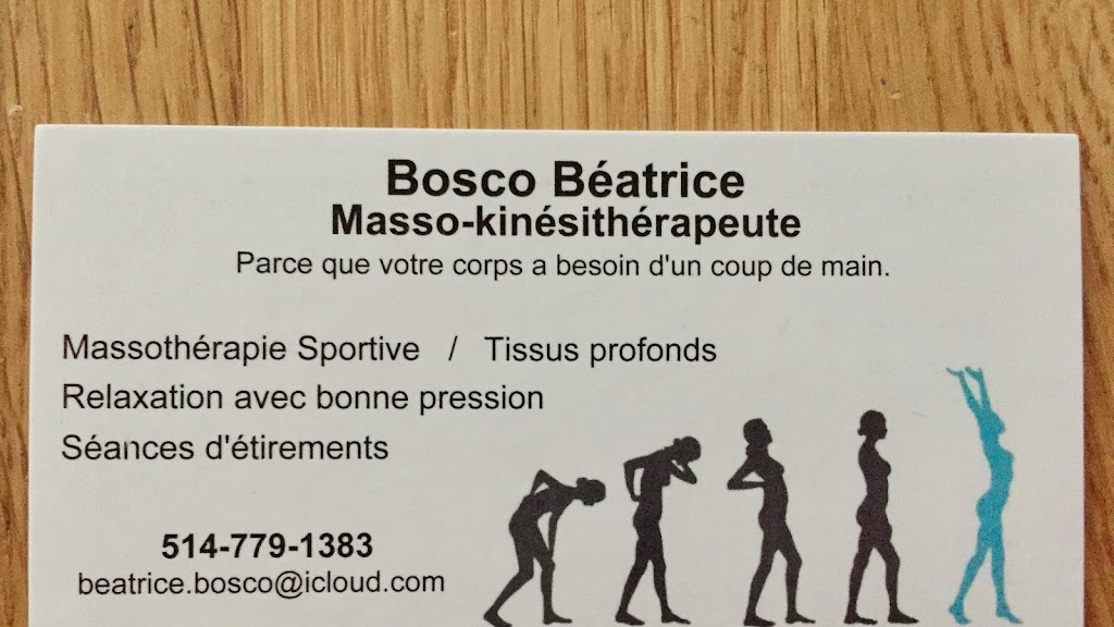 Béatrice Bosco | 635 Rue Gamble, Deux-Montagnes, QC J7R 6E4, Canada | Phone: (514) 779-1383