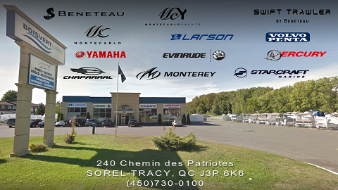 Boisvert Marine | 240 Chemin des Patriotes, Sorel-Tracy, QC J3P 6K6, Canada | Phone: (450) 730-0100