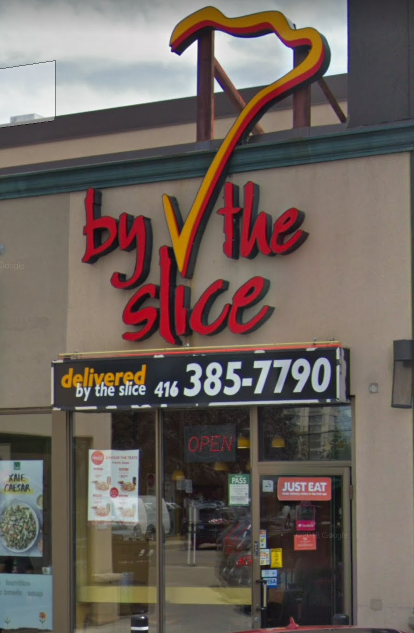 Pizza By the slice | 861 York Mills Rd, North York, ON M3B 1Y4, Canada | Phone: (416) 385-3434